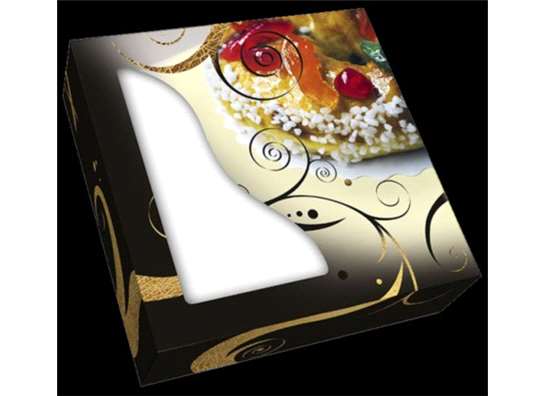 caja roscón de reyes (negra/dorada)